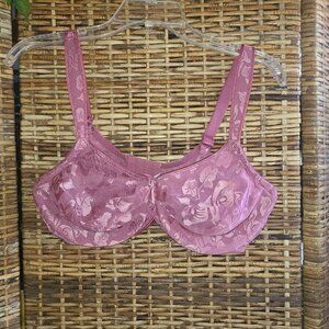 Wacoal Awareness Bra Mauve Pink Full Coverage Size 40D